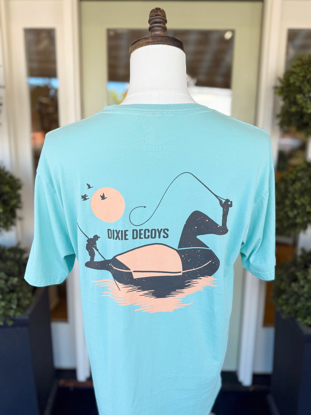 Polling the Flats Tee by Dixie Decoys