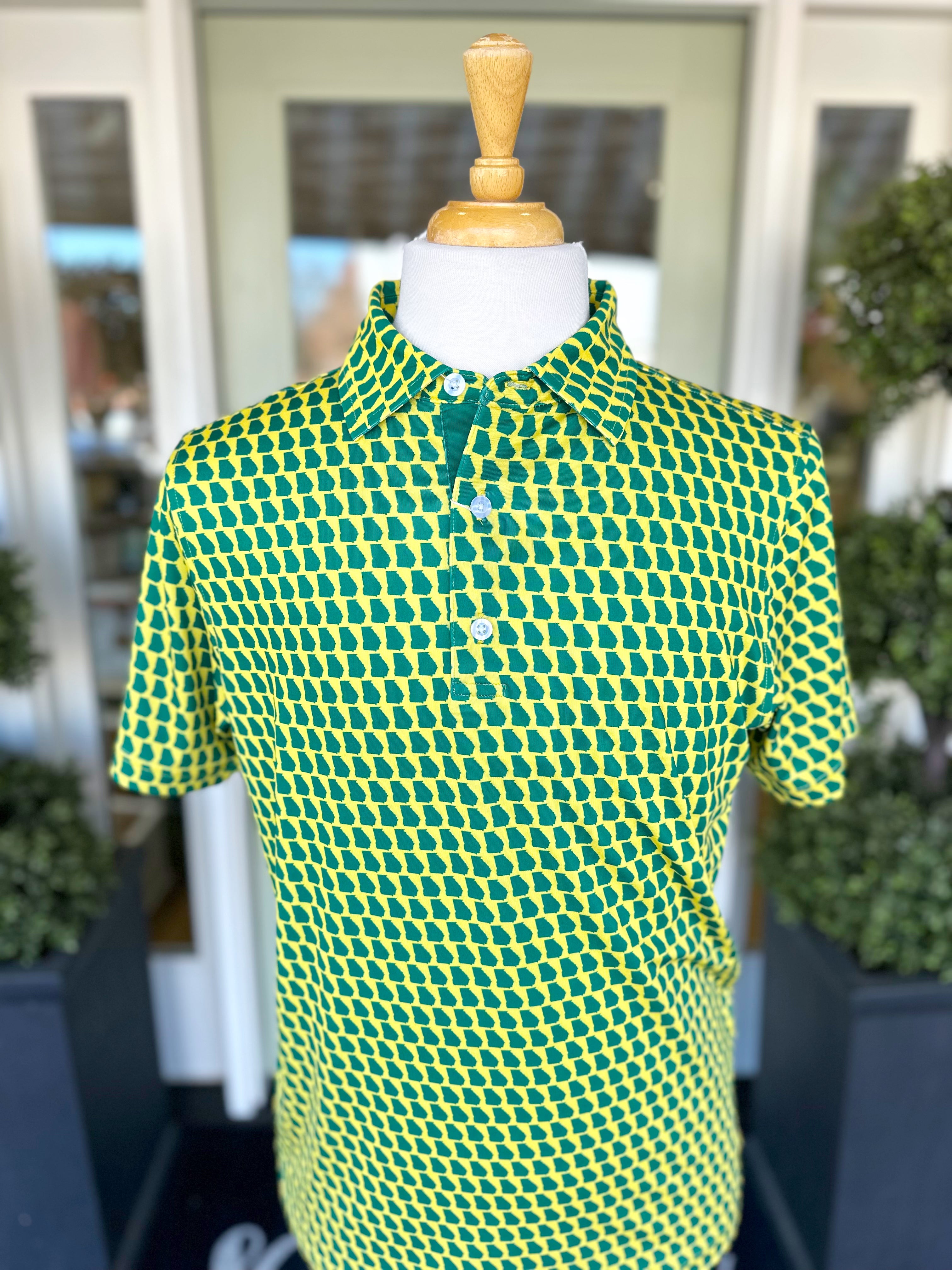 Green and Yellow State Polo