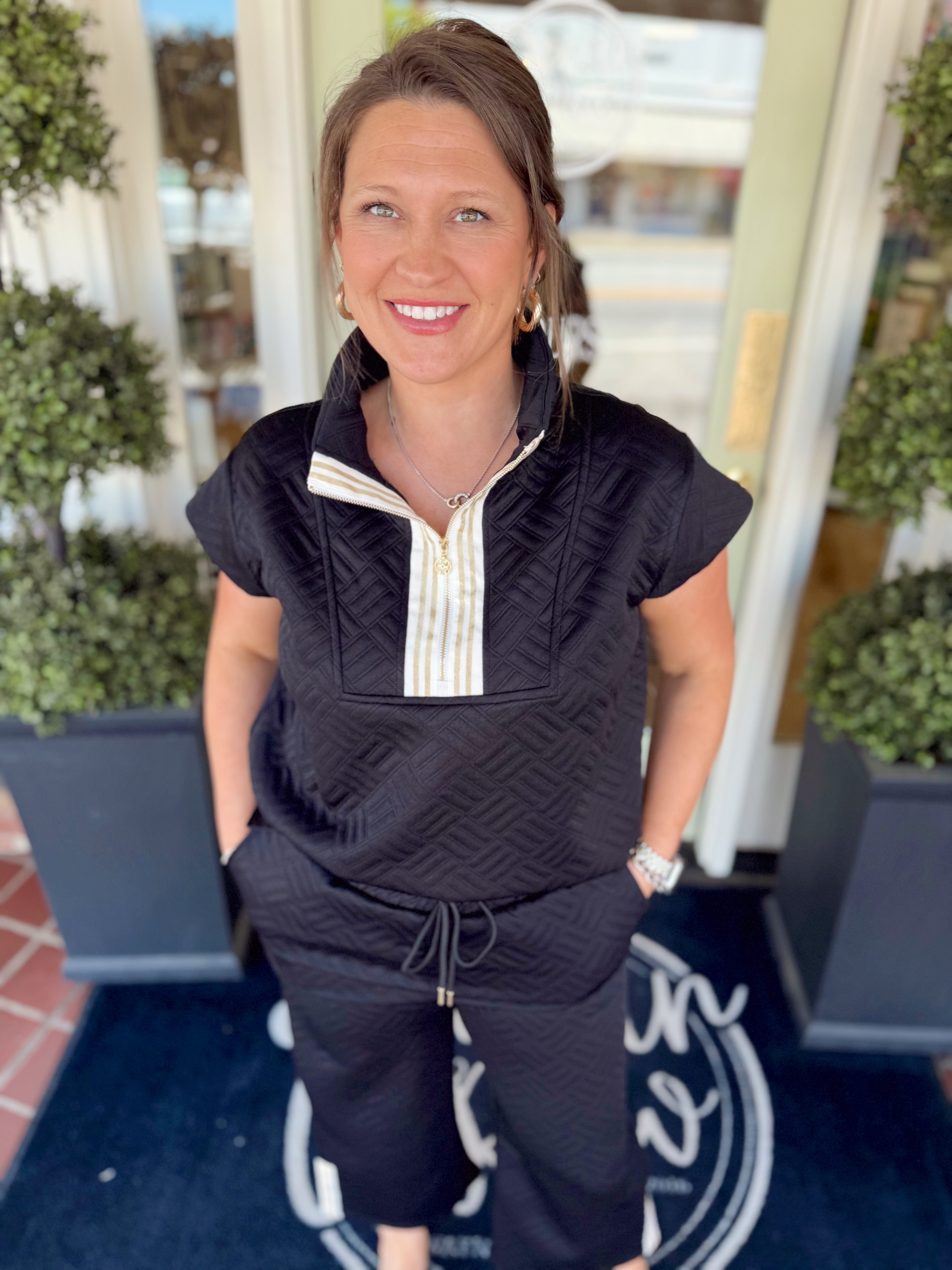 The Porter Top in Black