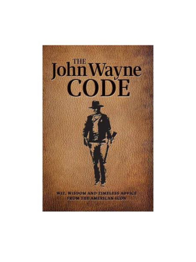 The John Wayne Code book for dads men father's day cowboy novelty 