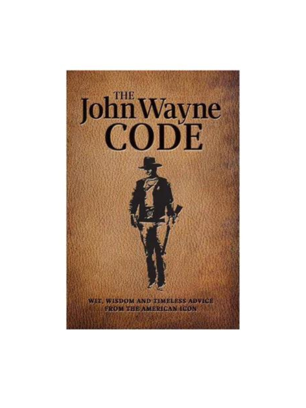 The John Wayne Code book for dads men father's day cowboy novelty 