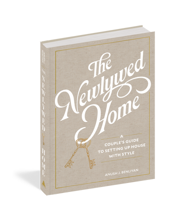 Book titled 'The Newlywed Home' on a white background