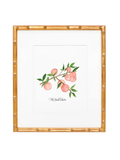 8x10 art print of Georgia peaches the peach state decor