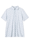 Soft grey camo print polo by meripex