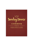 red and gold sunday dinner cookbook
