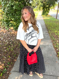 A black and white oversized UGA tee