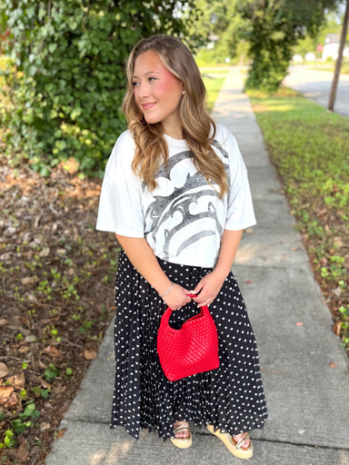 A black and white oversized UGA tee