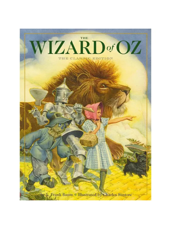 Hard cover Wizard of Oz book