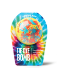 Tie Dye Yellow Bomb Bath Fizzer With Surprise Inside