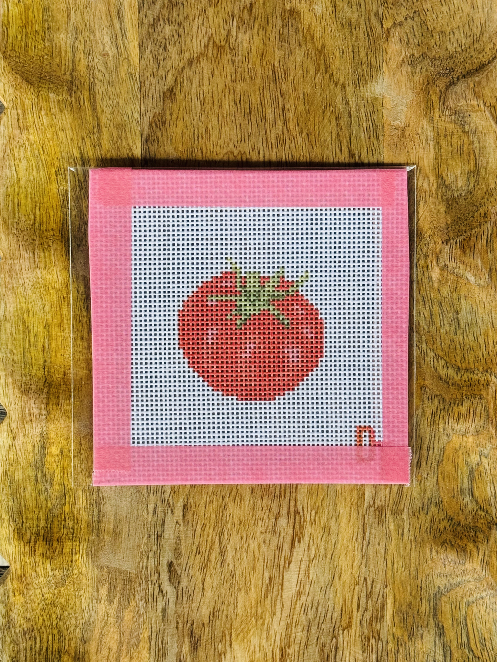 5x5 Tomato Needlepoint