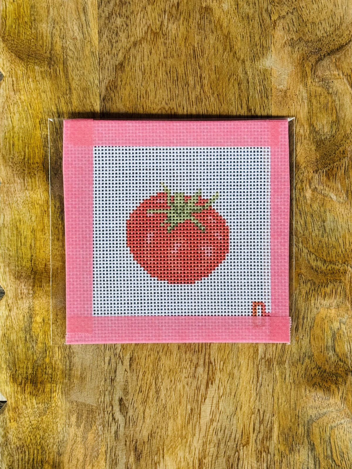 5x5 Tomato Needlepoint