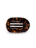 Tortoise Medium Flat Round Hair Clip teleties