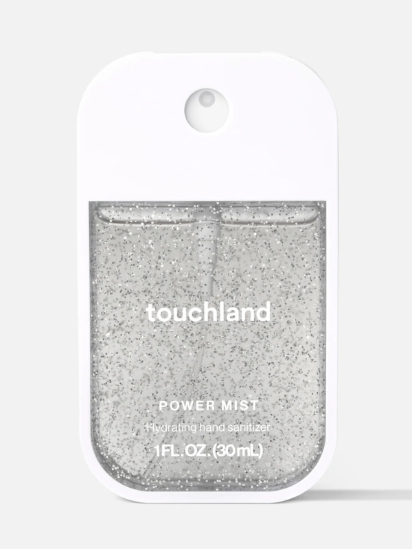 glitter silver hand sanitizer 