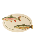 Trout fish serving platter oval fishing nature outdoors