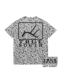 True South Antler Tee in White old school camo By Riverbed Threads