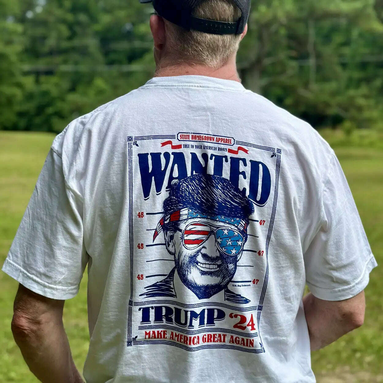 Wanted Trump '24 Tee by State Homegrown