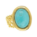 Turquoise Cabochon Ring