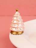Pink vintage Christmas tree attachment 