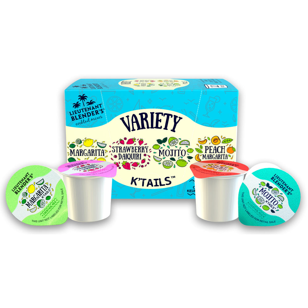 Variety K'Tails Drink Mixes By Lieutenant Blenders multi pack 