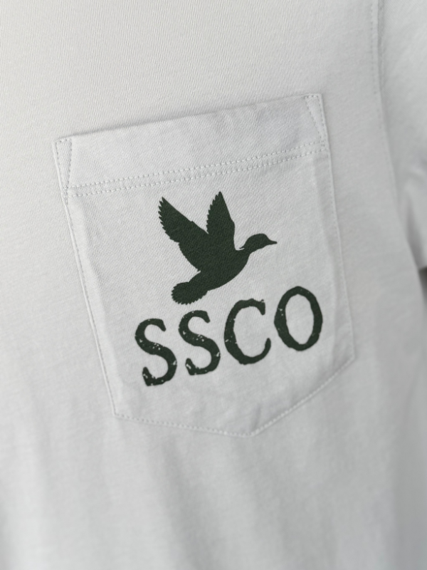 Camo Flight Tee in Oyster By Southern Shirt Company