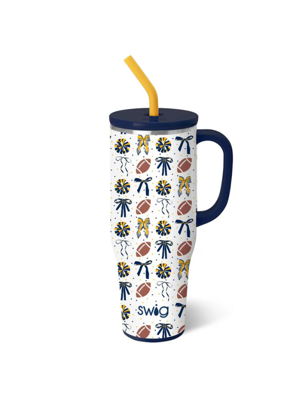 We've Got Spirit Navy + Yellow Mega Mug By Swig