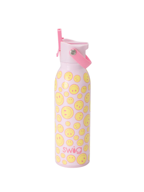 Oh Happy Day Flip + Sip 16oz Bottle by Swig