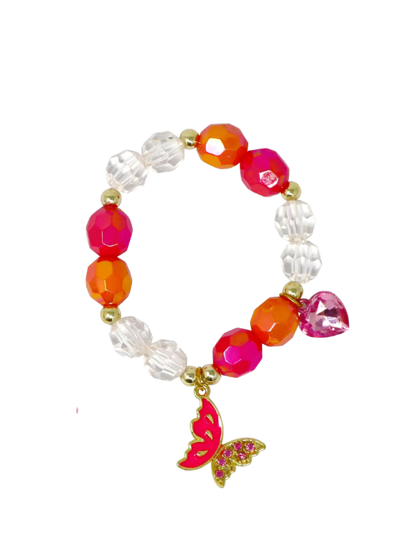 Girls Butterfly Friends Bracelet