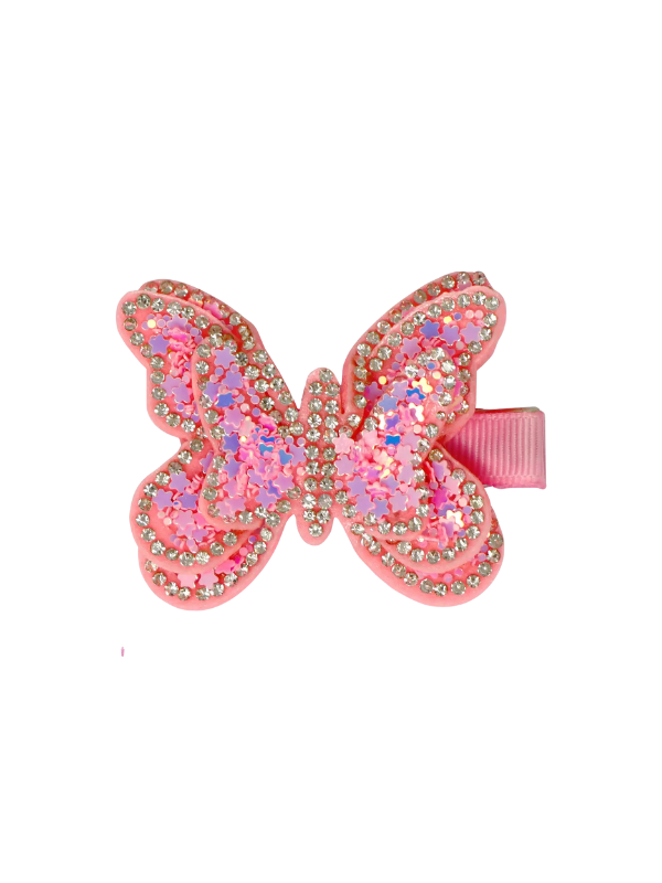 Girls Sparkling Butterfly Hair Clip