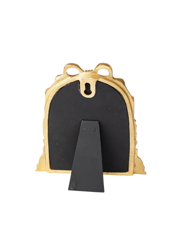 Gold Ribbon Table Mirror