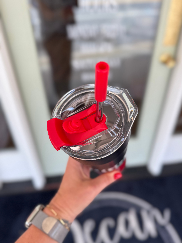 DAWGS Stainless Steel 2 in 1 Straw Tumbler