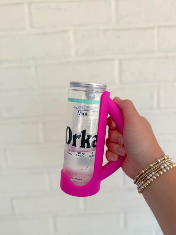 Slim Can Holder in Hot Pink