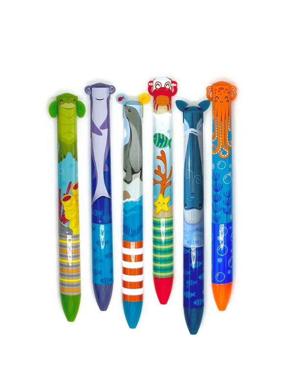 Twice as Nice 2 Color Click Pens-Life Aquarium