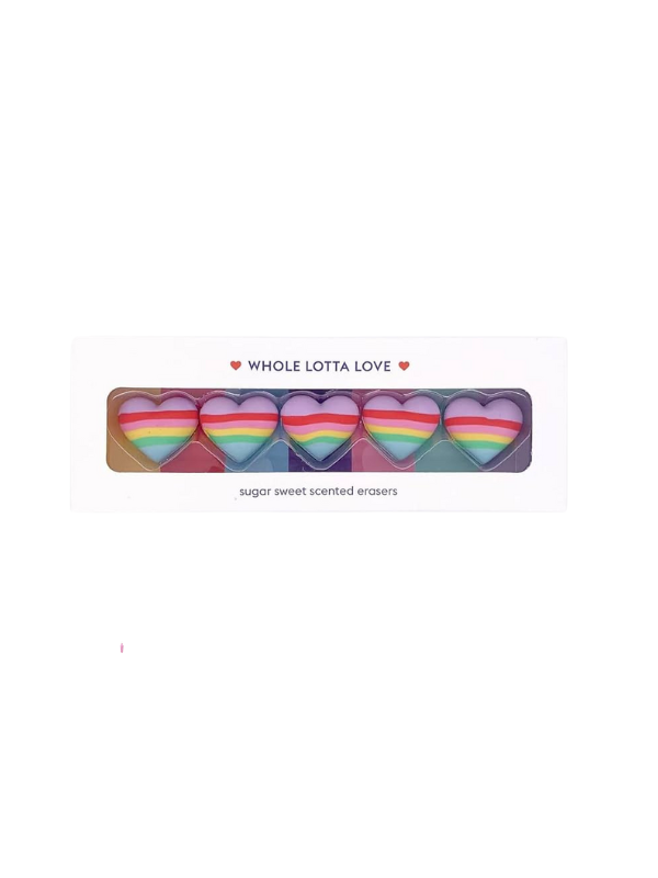 Whole Lotta Love Scented Eraser, Set of 5