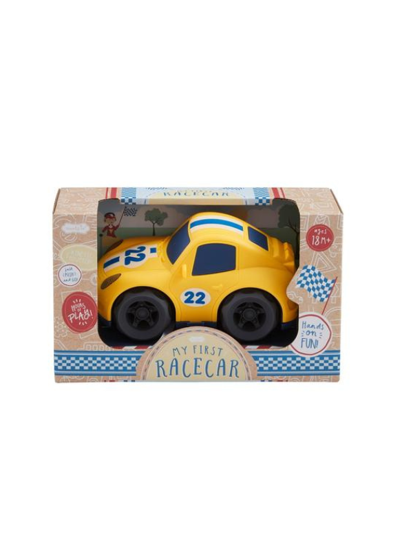 My First Racecar in Yellow