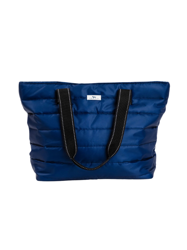 Navy Puffer Layover Tote Bag by Scout