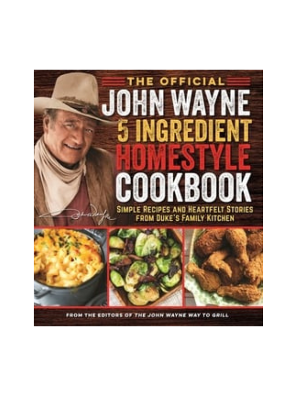 Twitter Logo Save The Official John Wayne 5-Ingredient Homestyle Cookbook