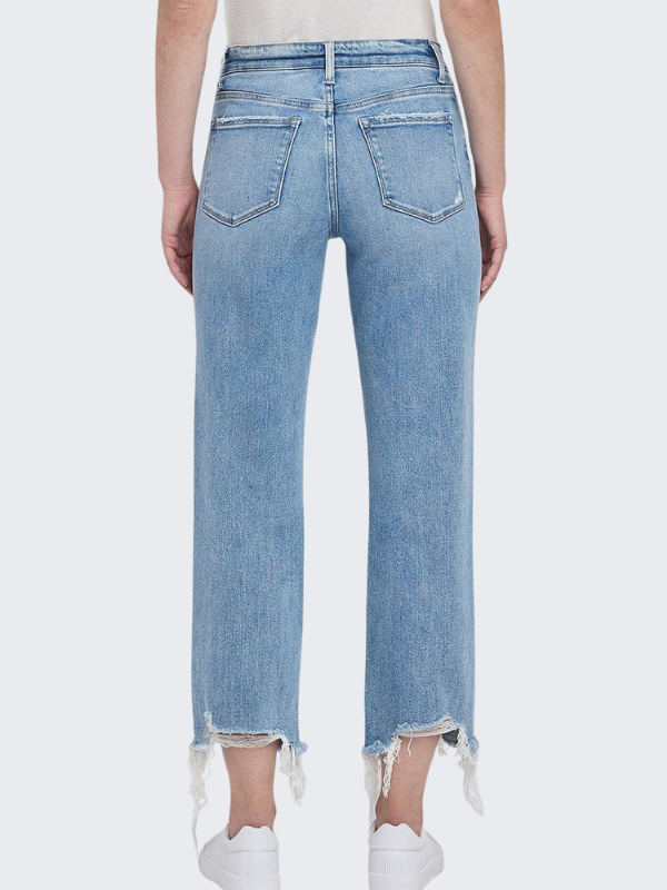 High Rise Regular Straight Jeans