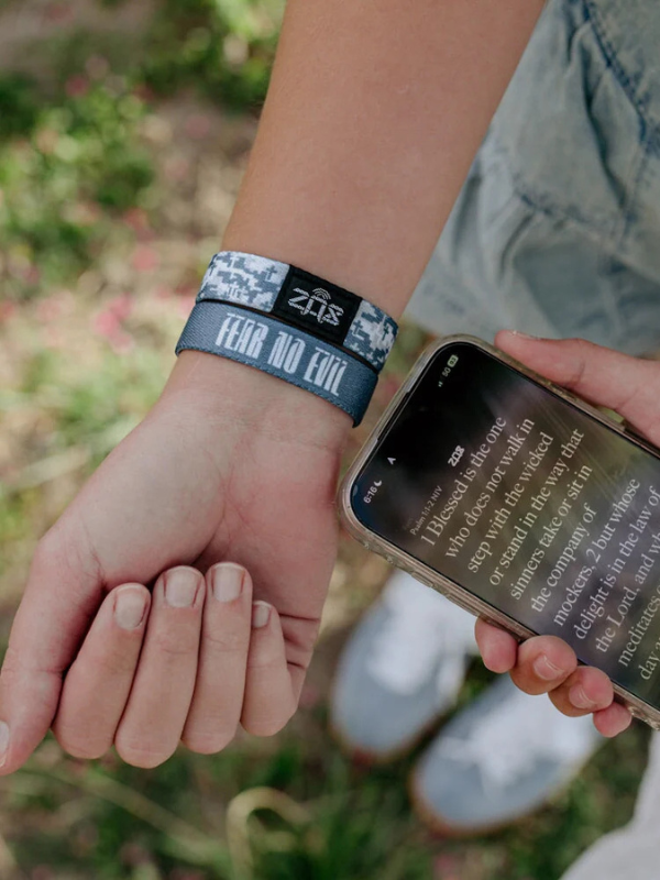 Fear No Evil Bible Verse Bracelet