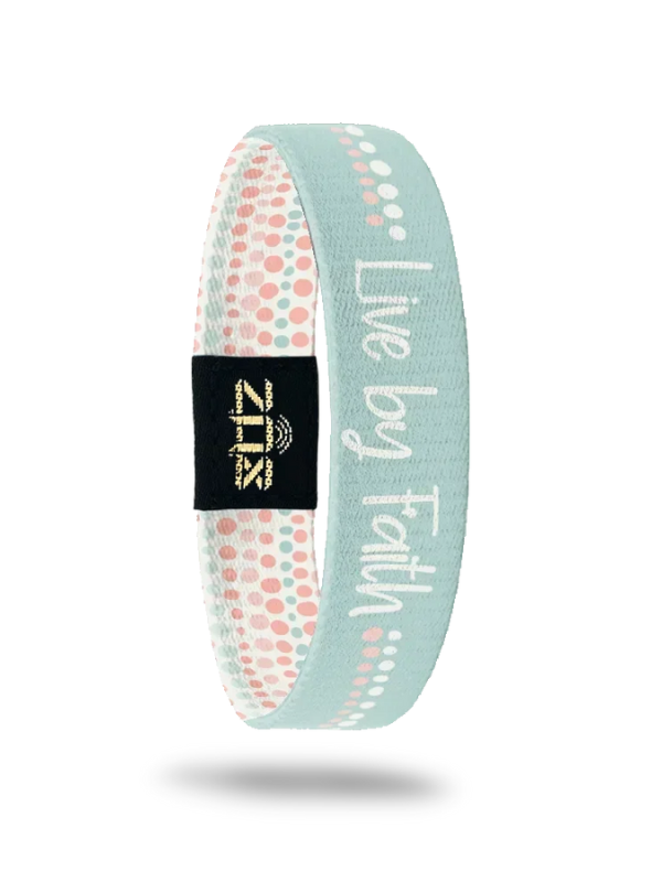 Live By Faith Bible Verse Bracelet