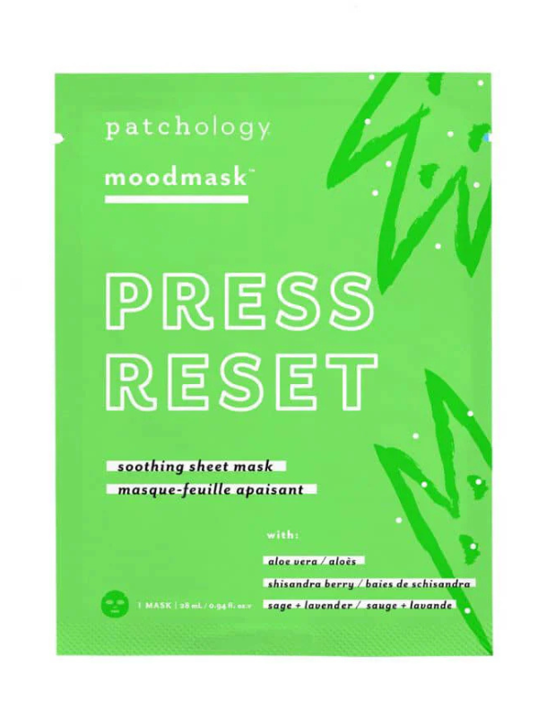 Press Reset Single Sheet Mask