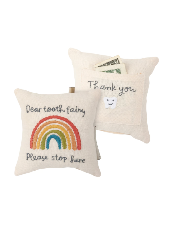 Rainbow Tooth Fairy Pillow