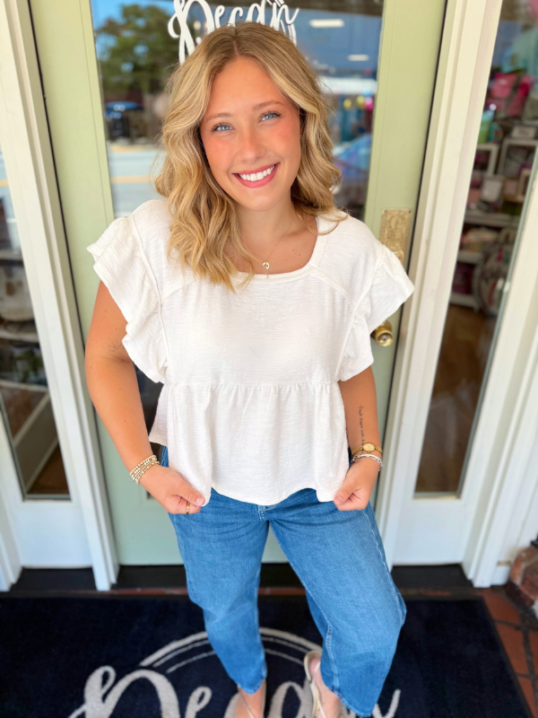 The Samantha Peplum Top