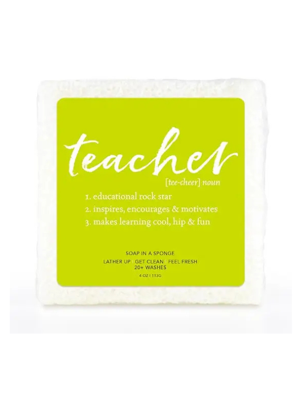 Caren Teacher Soap in a Sponge