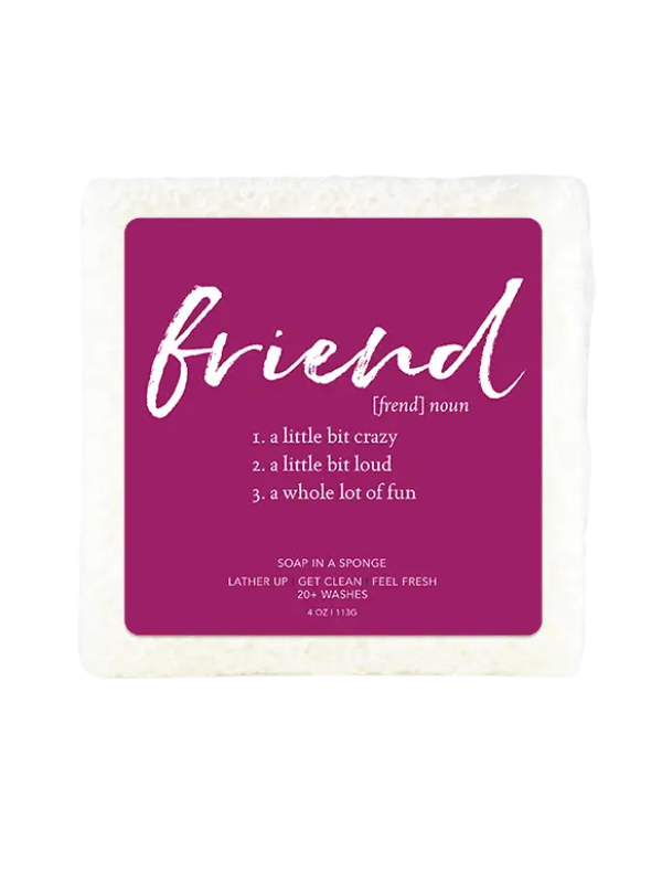 Caren Friend Soap in a Sponge