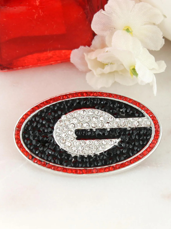 Georgia Crystal Logo Pin