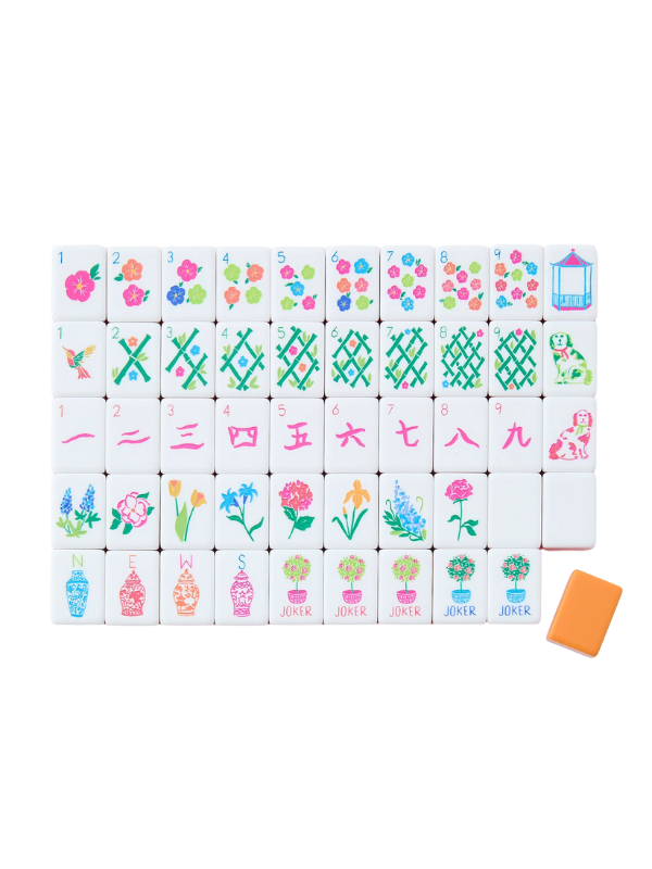 Sunset Mahjong Tiles