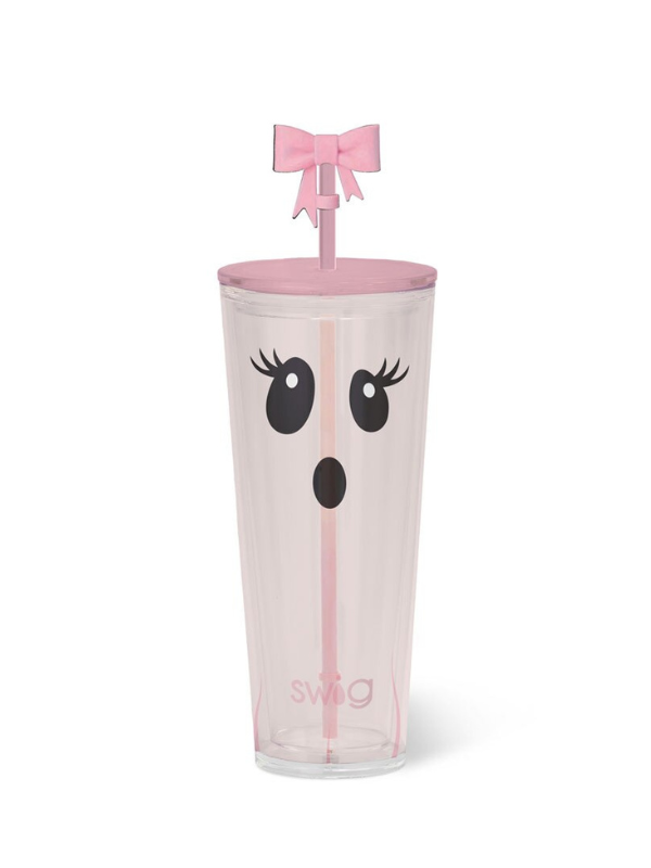 Boo Crew Ghost Plastic Tumbler 24oz