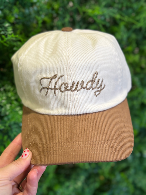 Corduroy Cap in Parchment By Southern Shirt Co.