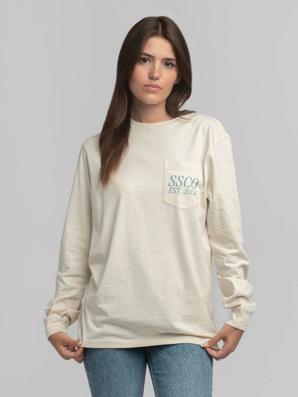 Adventure Awaits Long Sleeve Tee in Moonlight By Southern Shirt Co.