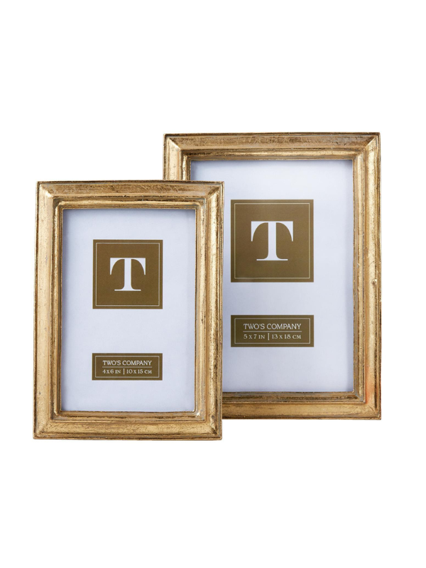 Chatelet Gold Leaf Photo 4x6 Frame